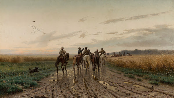 On the way to pasture 1884