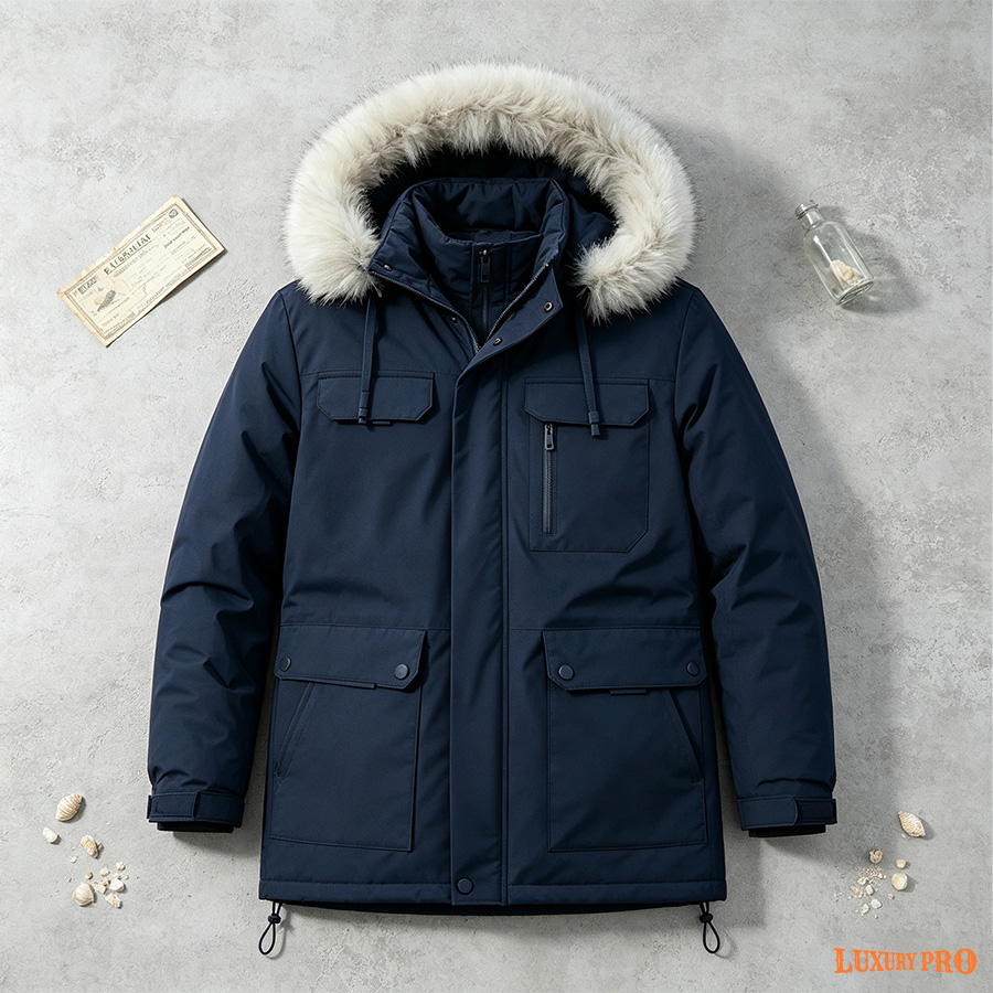 2D padded winter jacket for workwear style