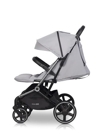 Stroller for twins Easy-Go Echo 2024 gray