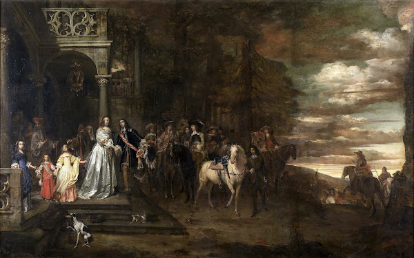 The Leavetaking of Captain Hendrik de Sandra sent off by his Wife and Children 1