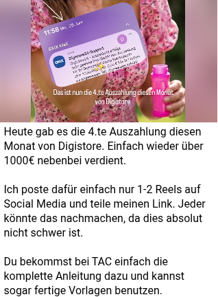 Ueber 1000 Euro nebenbei verdient