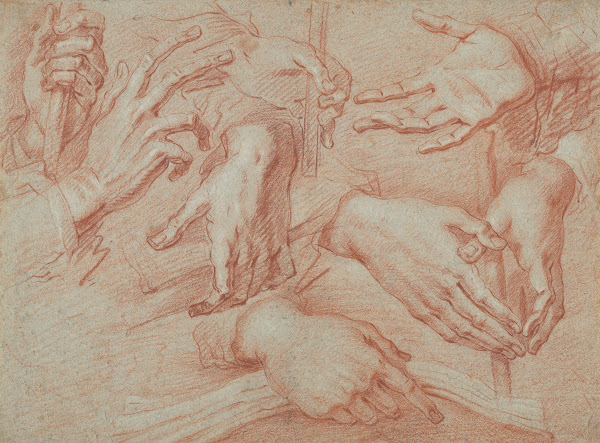 Study of Hands ca 162830