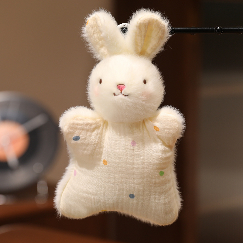 Plush comfort doll, animal motifs, approx. 15 cm