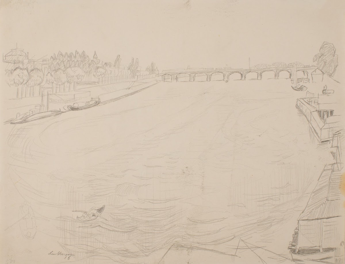 Main River Landscape I 1918