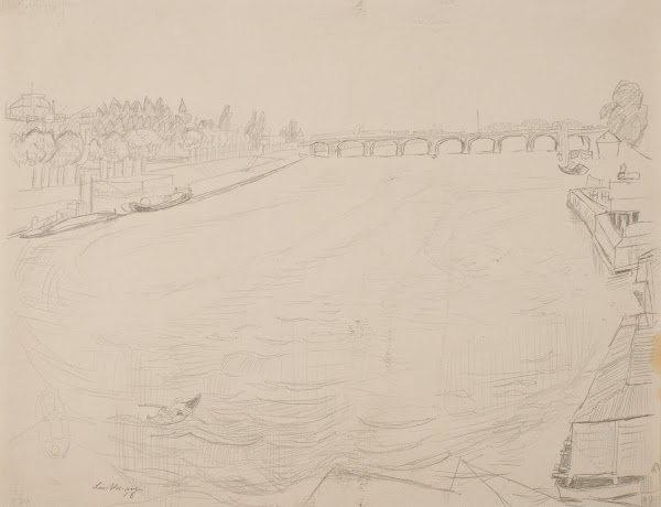 Main River Landscape I 1918