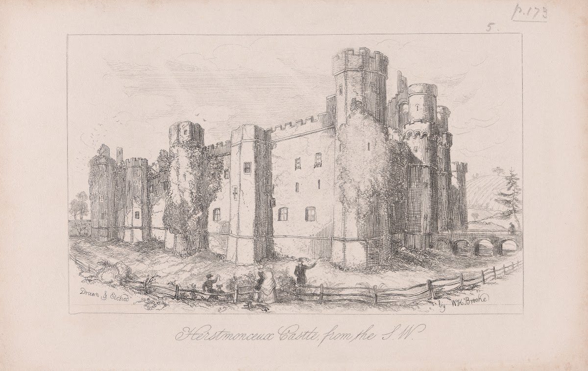 Herstmonceux Castle from the Southwest