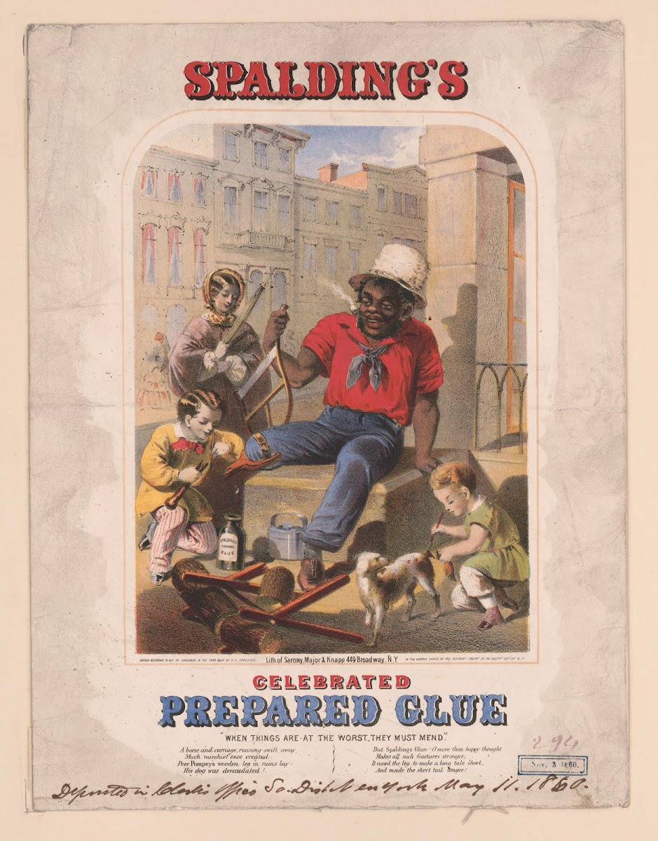 Spaldings celebrated prepared glue 1860