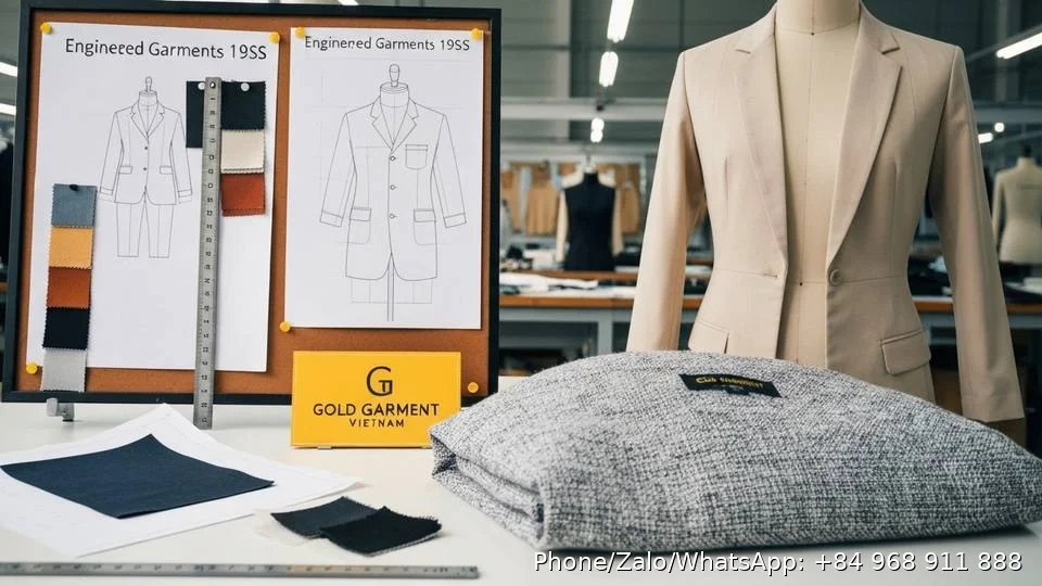 Engineered Garments 19SS - Gold Garment Vietnam