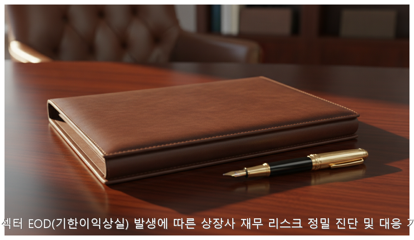 유통 섹터 EOD 재무 리스크 진단 가이드