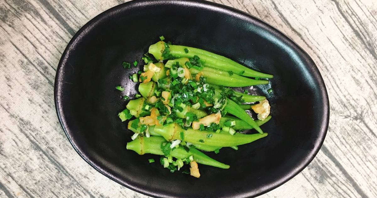Đậu Bắp(Bắp Còi) Xối Mỡ Hành