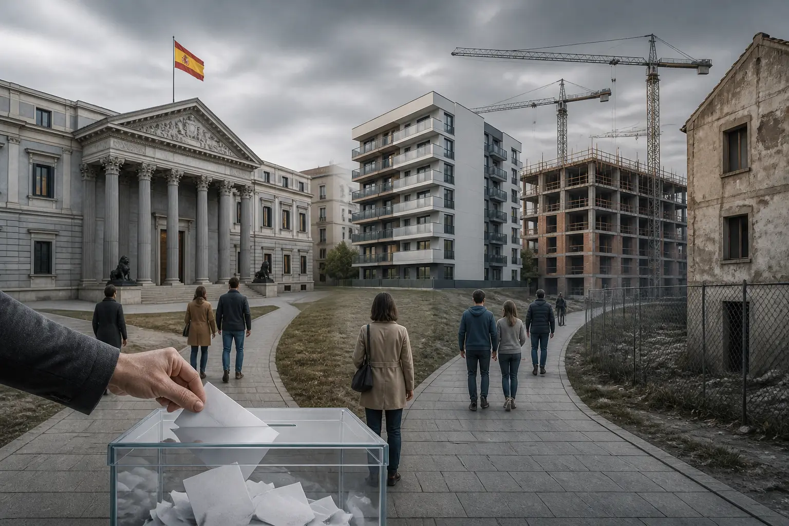 Editorial image for Spain's housing crisis leads to early general election