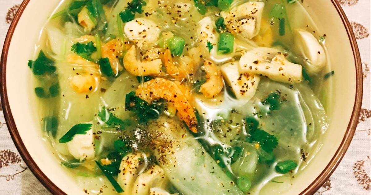Canh Tôm khô&Củ Cải Trắng
