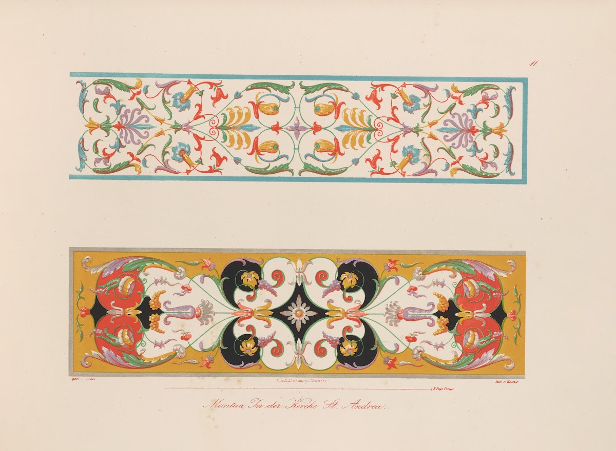 Ornamente aller klassischen Kunst Epochen nach den Originalien in ihren eigenthu