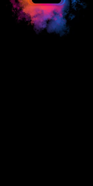 Neon Smoke Dynamic Island Wallpaper Full HD iPhone Wallpaper Background