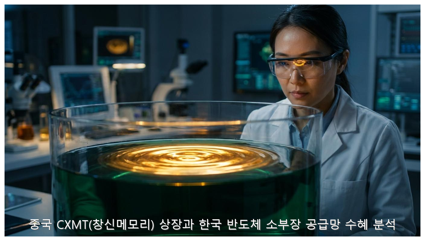 중국 CXMT(창신메모리) 상장과 한국 반도체 소부장 공급망 수혜 분석 핵심 안내 및 분석 인포그래픽 (3)