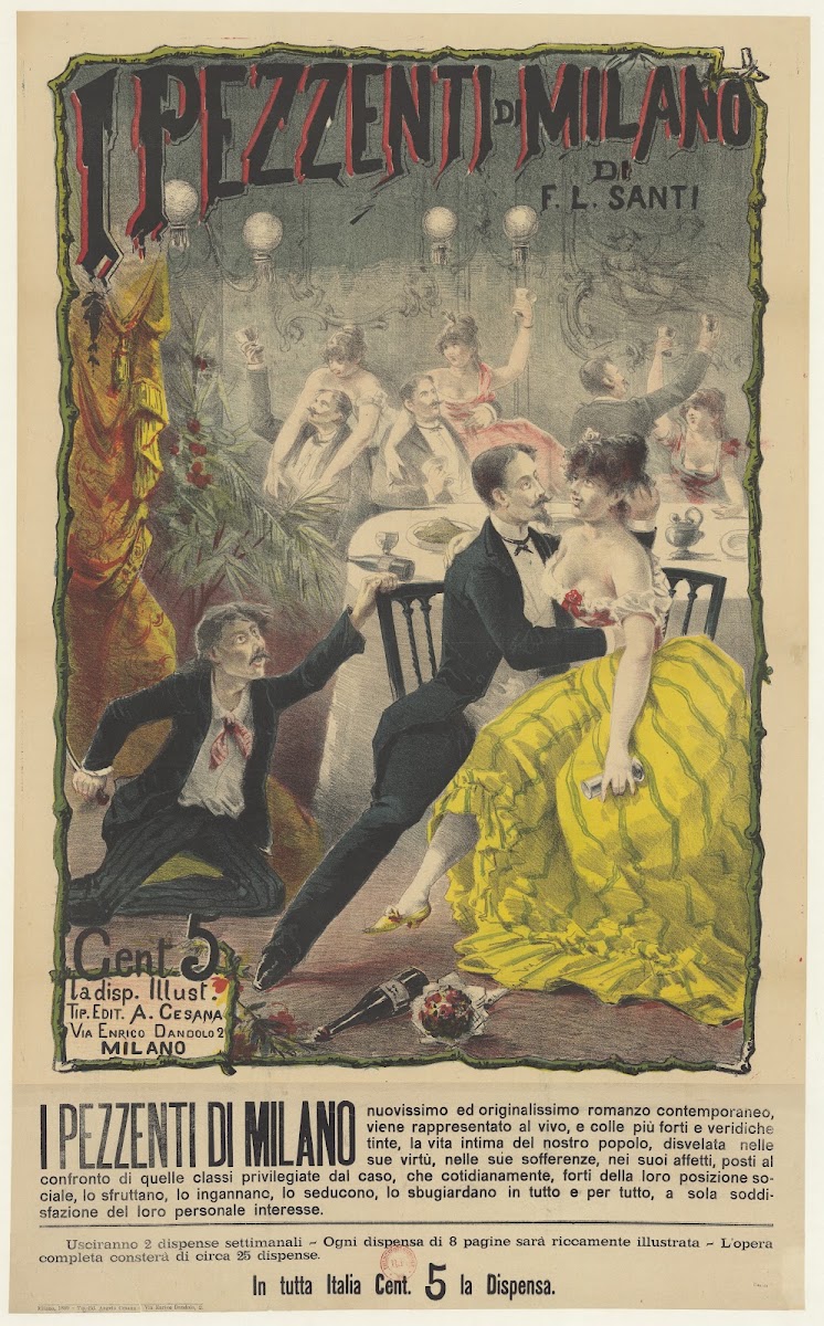 I Pezzenti di Milano di FL Santi 1889