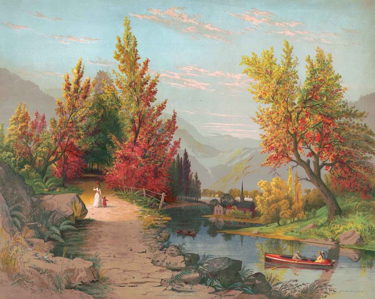 Autumn on the Lehigh 1882
