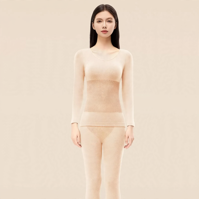 Seamless thermal underwear set, shaping