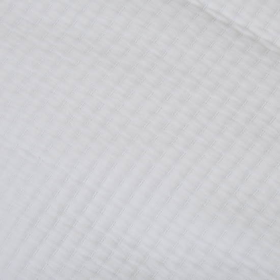 Постельный комплект в детскую кровать 7 эл Twins Cotton с вышивкой белый/серебряный