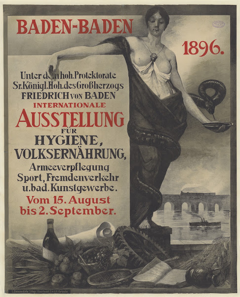 Baden Baden 1896 Internationale Ausstellung für Hygiene Volksernahrung 1896