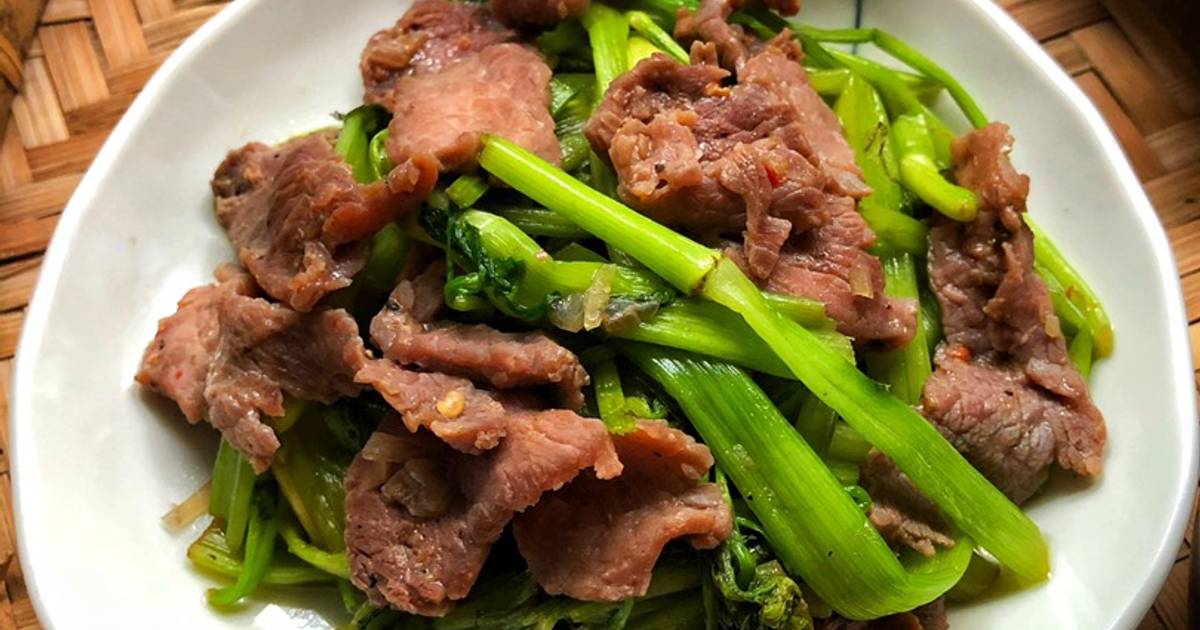 Thịt Bò Xào Rau Cần