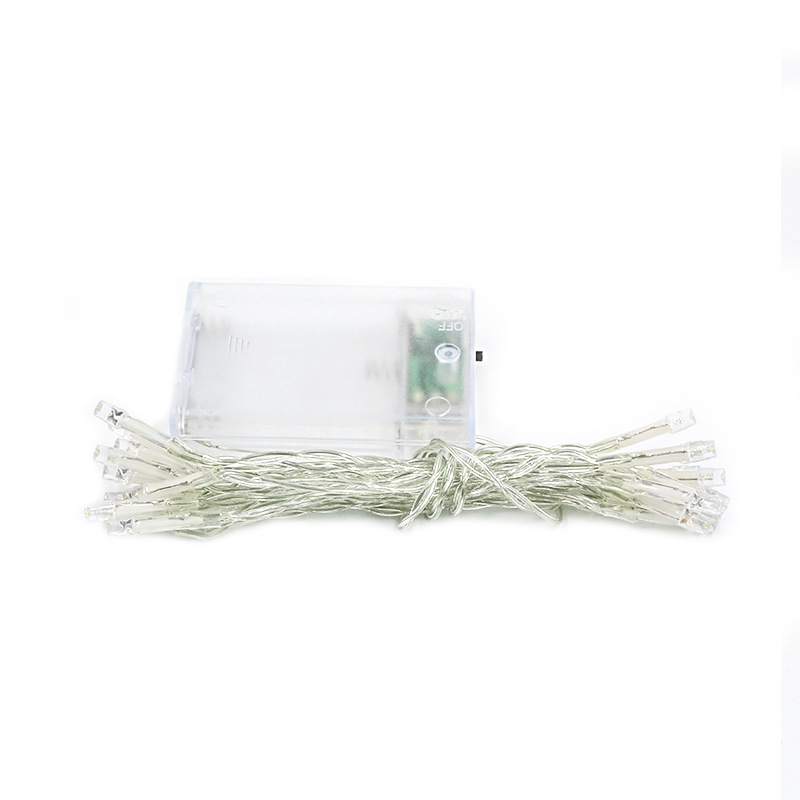 Versatile LED string light with 8 functions for outdoor use