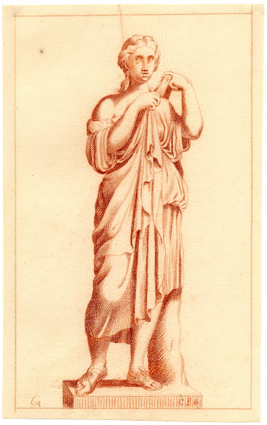 Beeld van staande vrouw