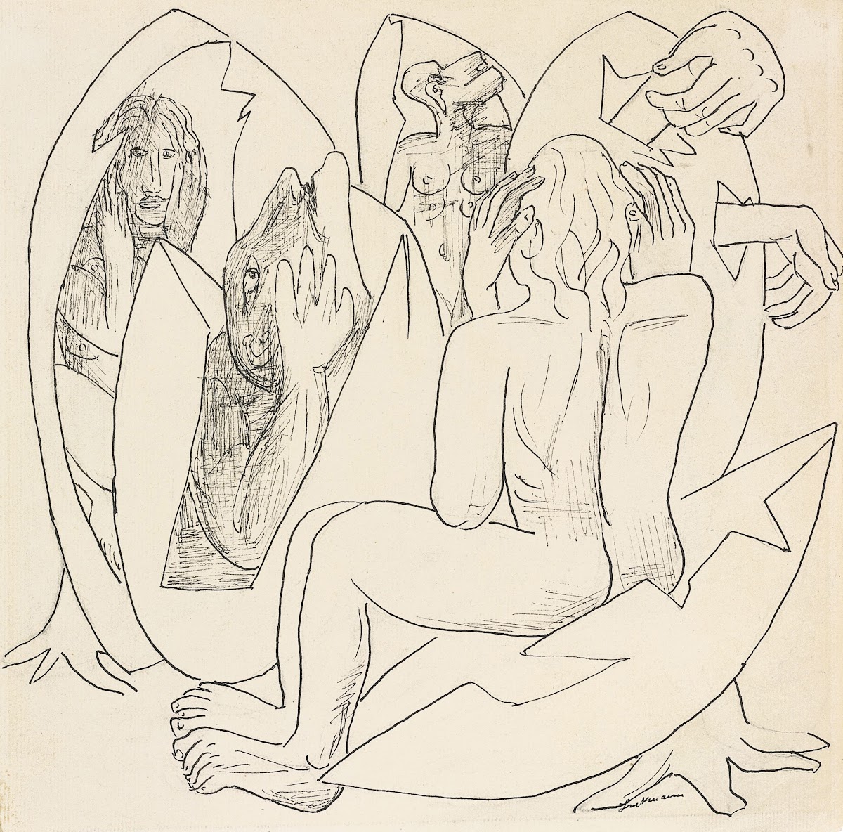 Eiermenschen Ostern 1944
