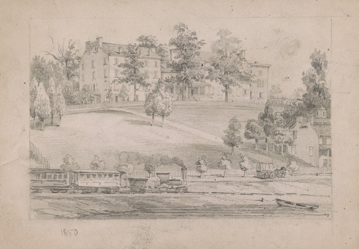 Oakland Hall near Norristown 1850