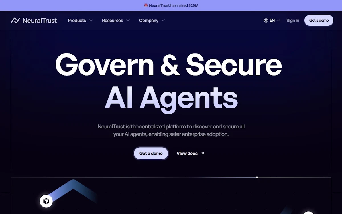 Captura de NeuralTrust
