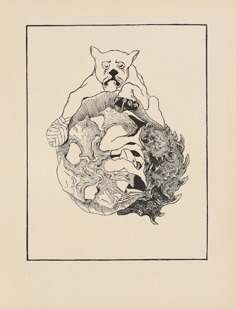 The Jaguar the Hedgehog the Tortoise and the Armadillo all in a heap 1902