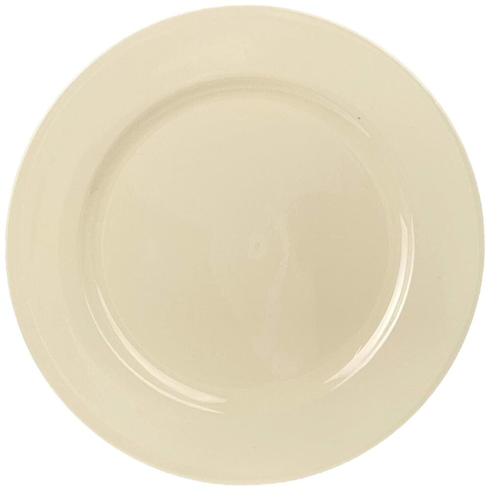 Plato base de plástico Balance Home™ diseño liso color beige