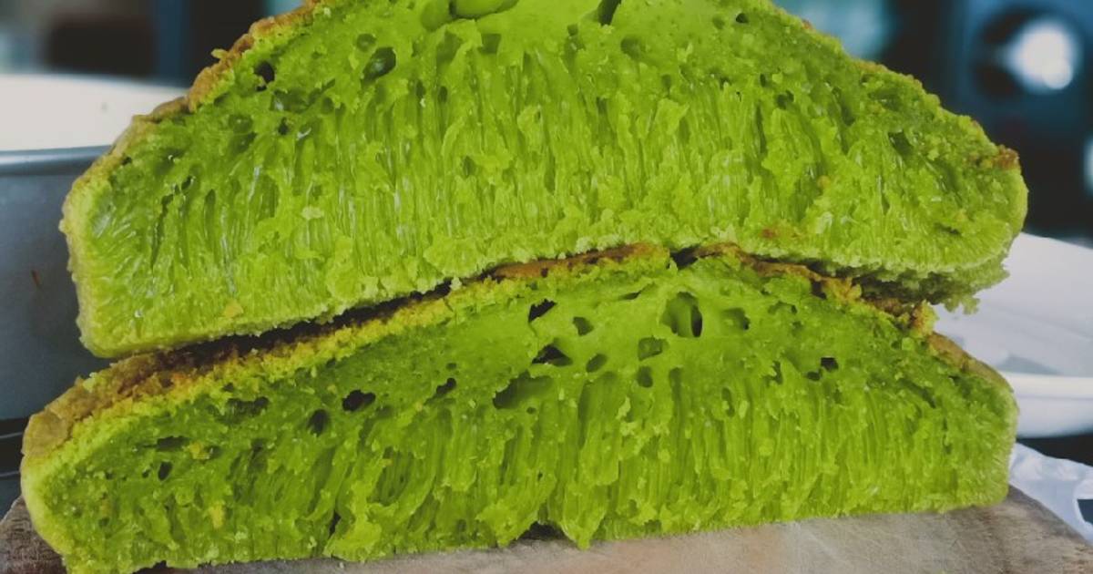 Bánh bò lá dứa rễ tre