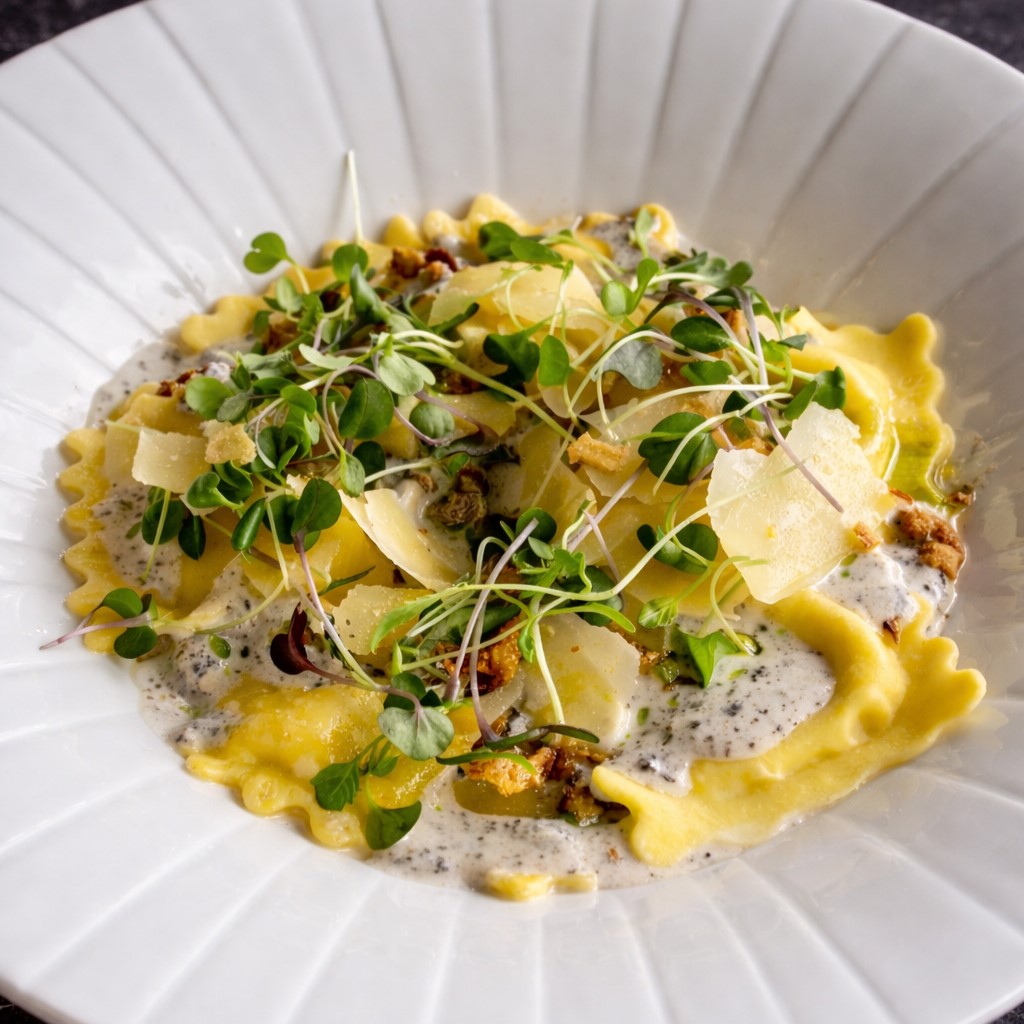 Равиоли Cacio e Pepe