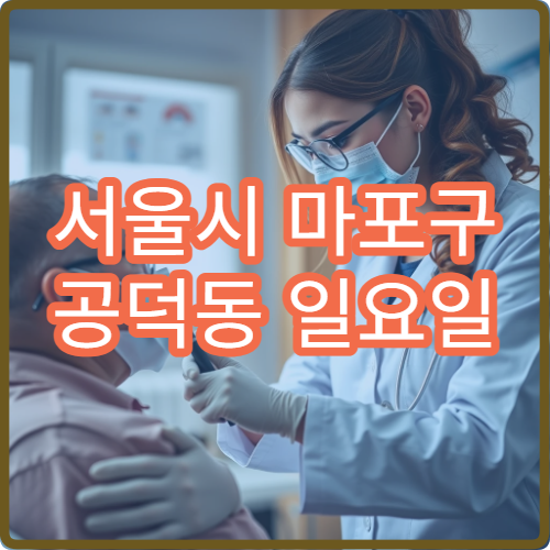 서울시 마포구 공덕동 일요일 내과 위통 속쓰림 진료 병원