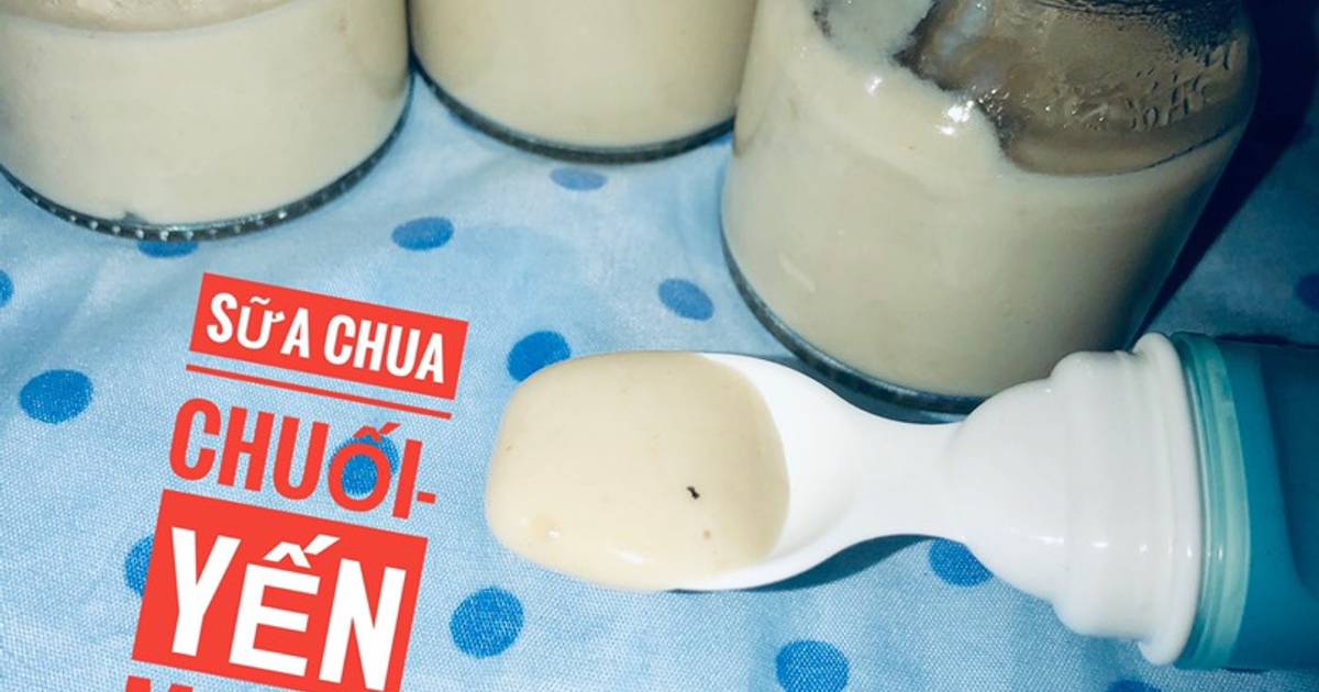 Sữa chua chuối -yến mạch