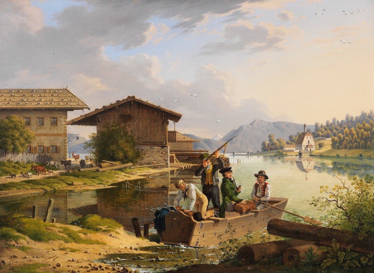 Blick auf den Walchensee 1820