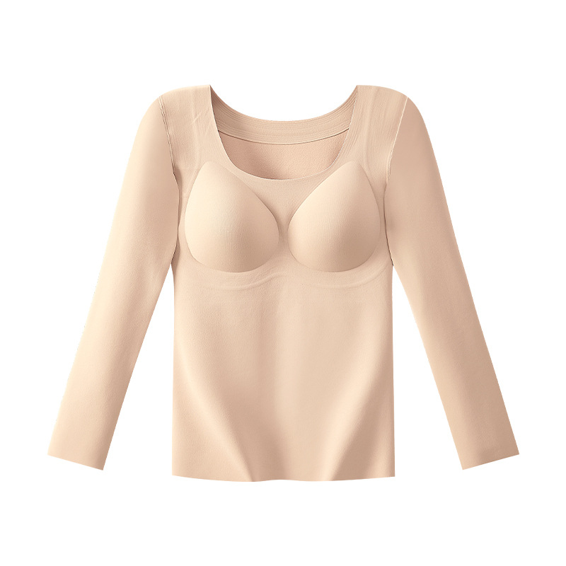 Women's thermal top, self-warming, antibacterial