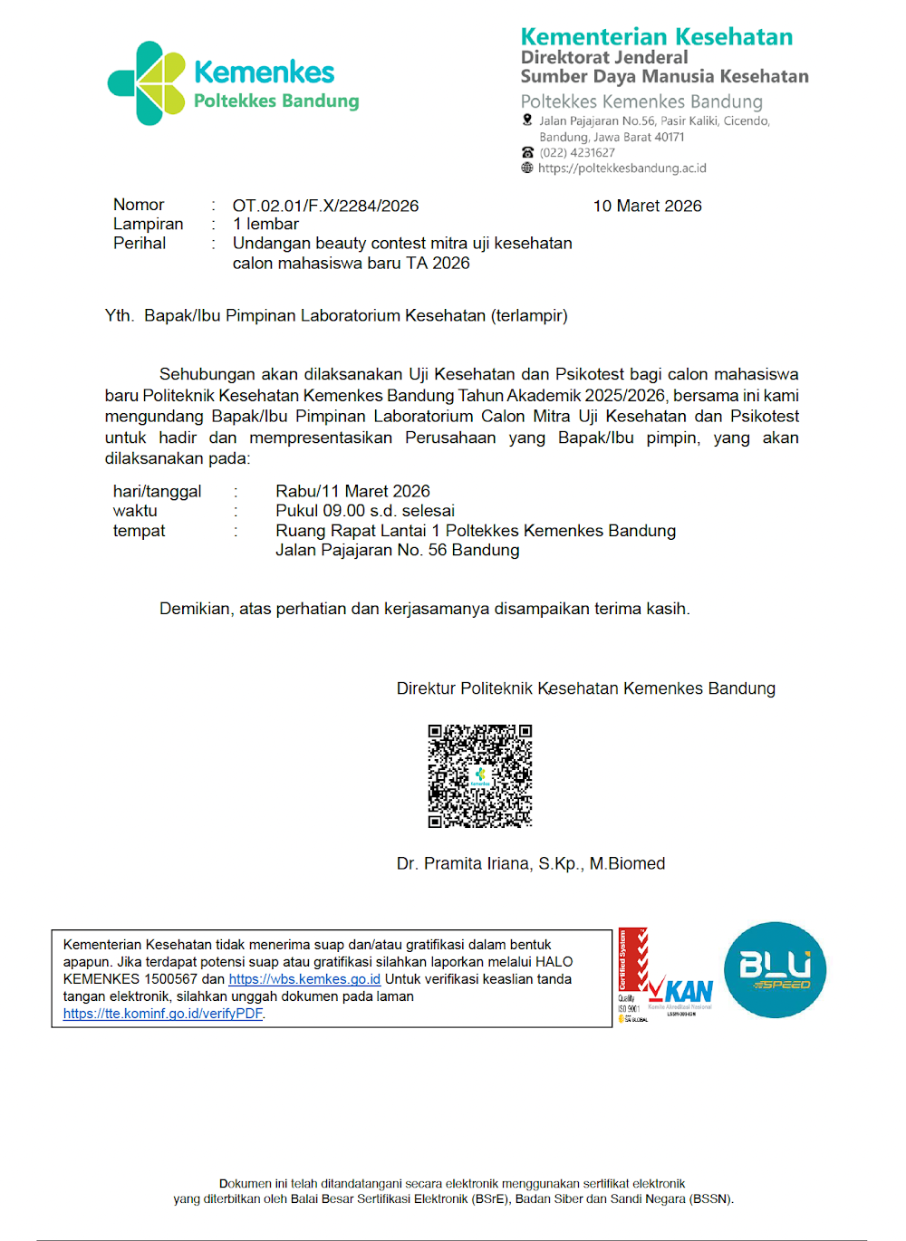 Surat Undangan BC