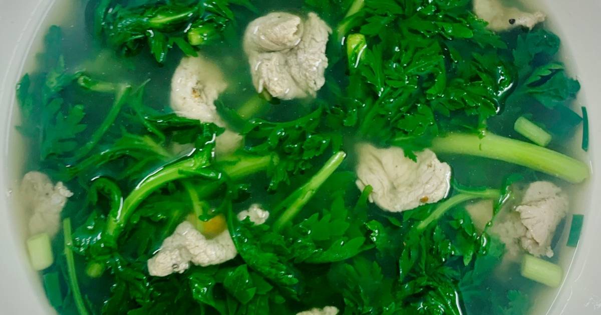 Canh tần ô thịt nạc