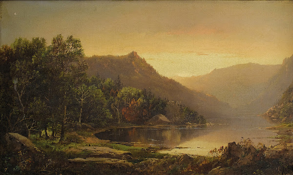 New England Mountain Lake at Sunrise