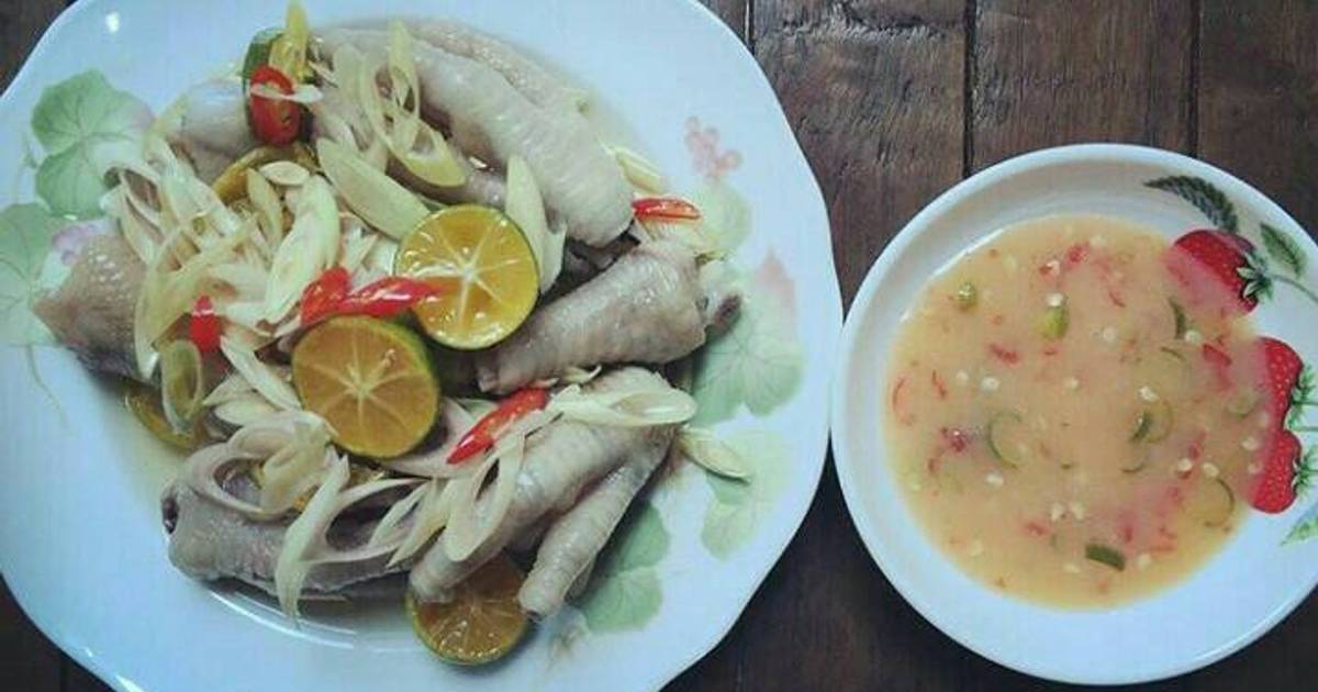 Chân gà ngâm sả tắc