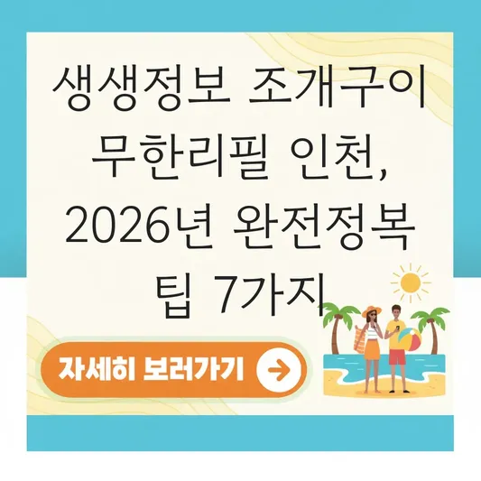 생생정보 조개구이 무한리필 인천 대표 이미지