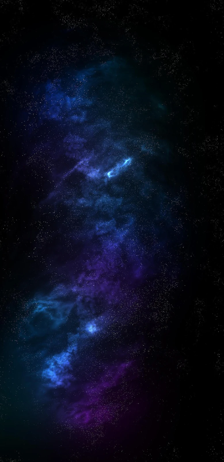 Deep Space Cosmic Nebula - Digital Art 2K iPhone Wallpaper (1440x2960)