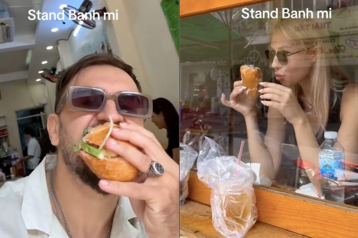 Khách Tây đua nhau 'tỏ tình' với bánh mỳ Việt với trend TikTok 'Stand Banh My' - Báo VTC News