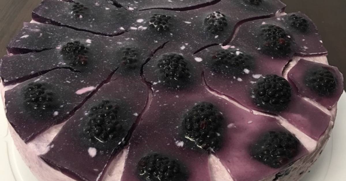 Bánh mousse Blackberries tuyết rơi kg dùng lò nướng
