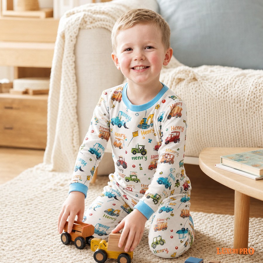 AOP PTB Baby Pajama Set