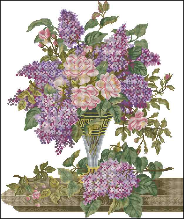 CMP 170054 Lilac In A Vase