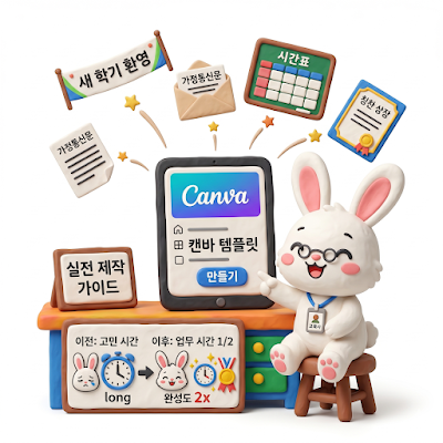 [교사를 위한 캔바 03] 캔바로 학급 자료 만들기