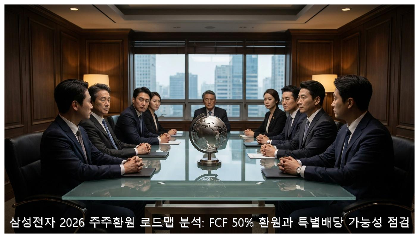 삼성전자 2026 주주환원 로드맵 및 배당 전략 핵심 안내 및 분석 인포그래픽 (6)